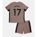 Tottenham Hotspur Cristian Romero #17 Tredjedraktsett Barn 2023-24 Korte ermer (+ Korte bukser)
